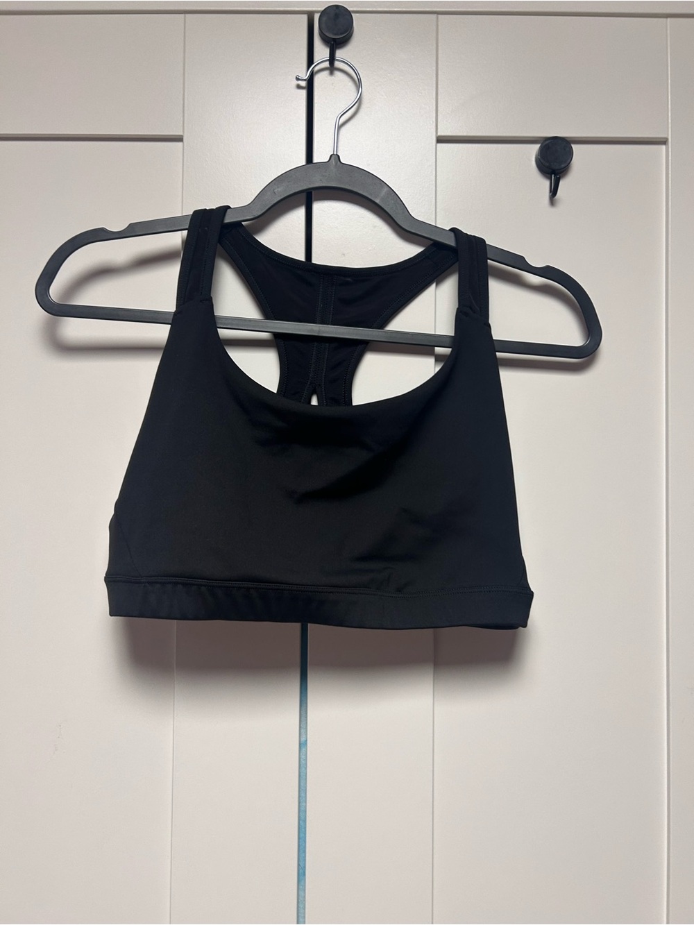 Athleta Black Racerback Sports Bra